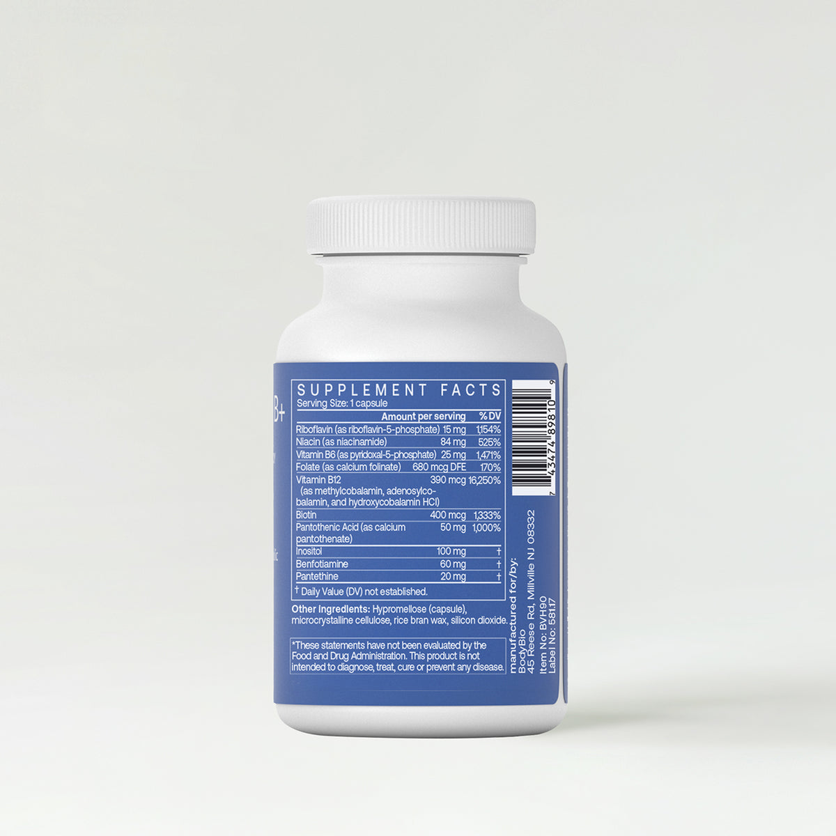 BodyBio Vitamin B+