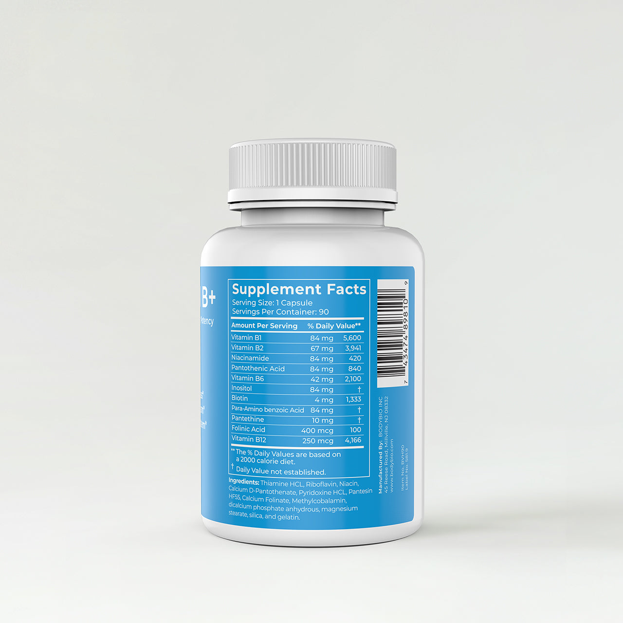 BodyBio Vitamin B+