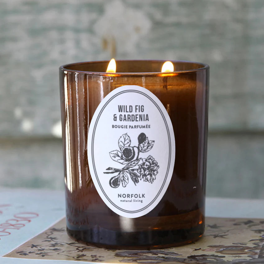 Norfolk Natural Living Wild Fig and Gardenia Candle