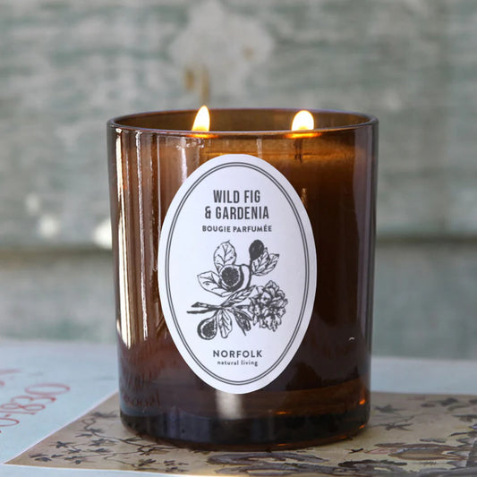 Norfolk Natural Living Wild Fig and Gardenia Candle