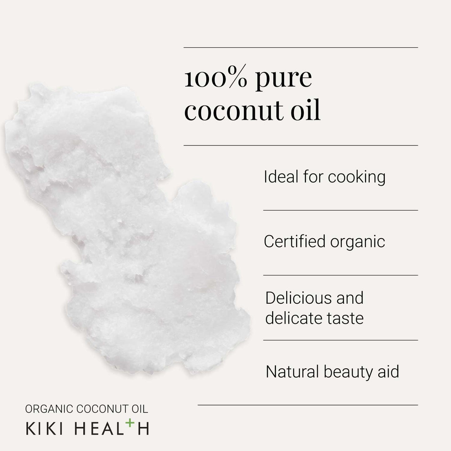 KIKI Health Organic Coconut Oil