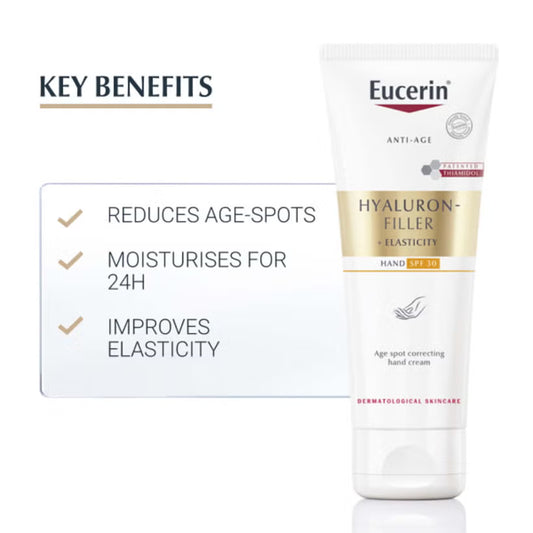 Eucerin Hyaluron-Filler + Elasticity Age Spot Correcting Hand Cream SPF 30