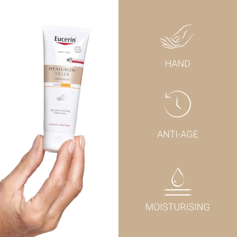 Eucerin Hyaluron-Filler + Elasticity Age Spot Correcting Hand Cream SPF 30