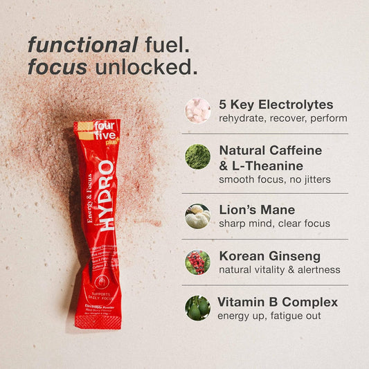 Fourfive Hydro Hydration Energy & Focus Sachets