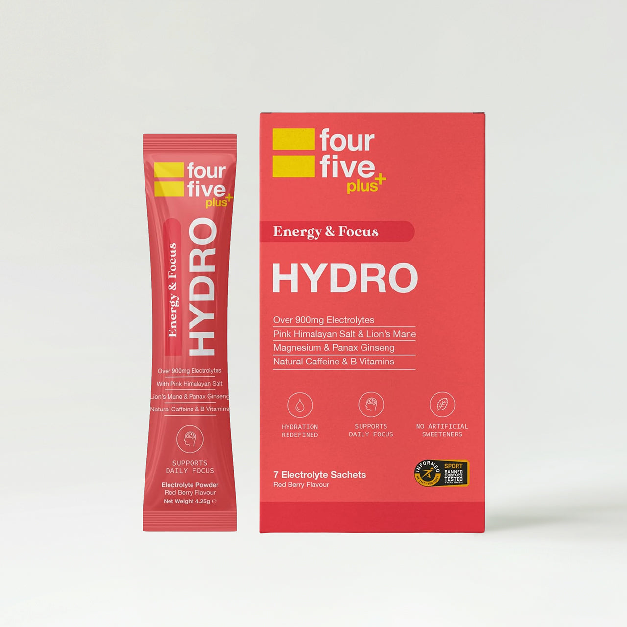 Fourfive Hydro Hydration Energy & Focus Sachets