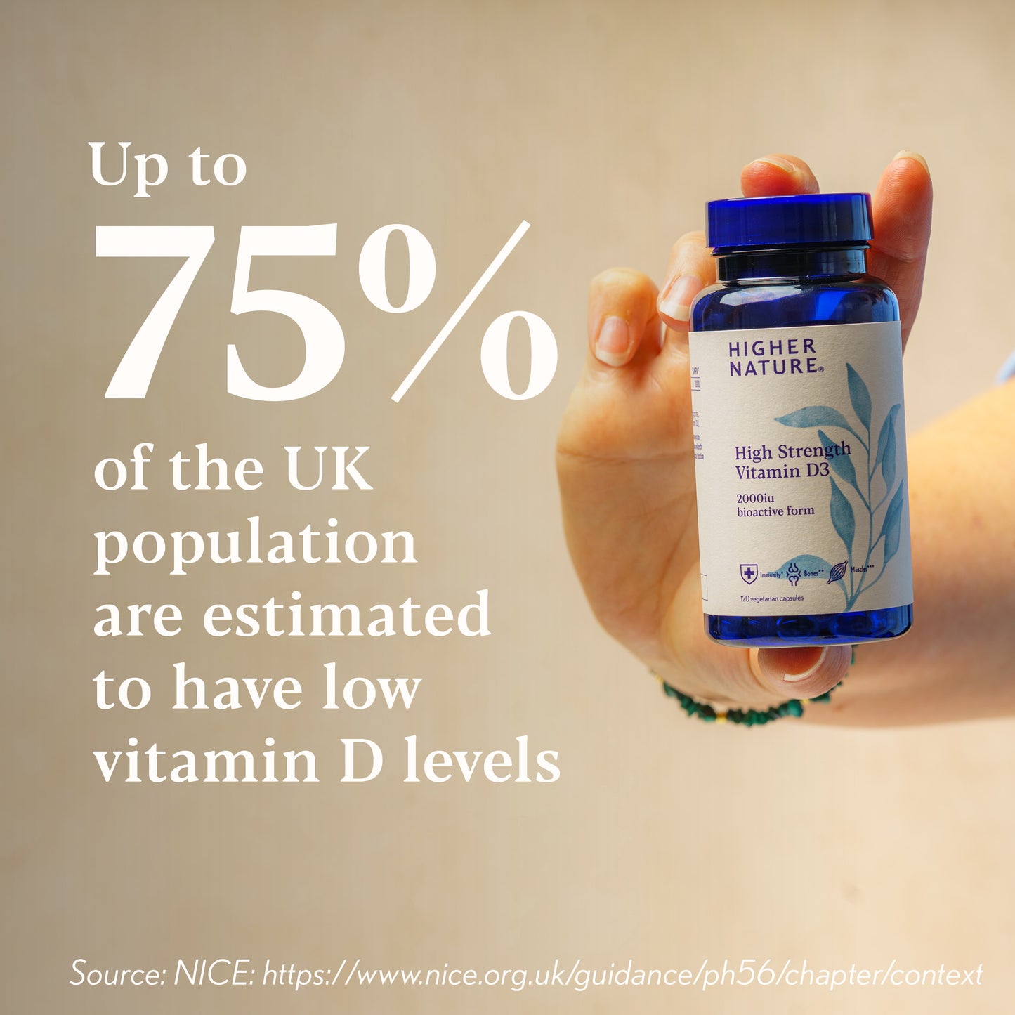 Higher Nature High Strength Vitamin D3