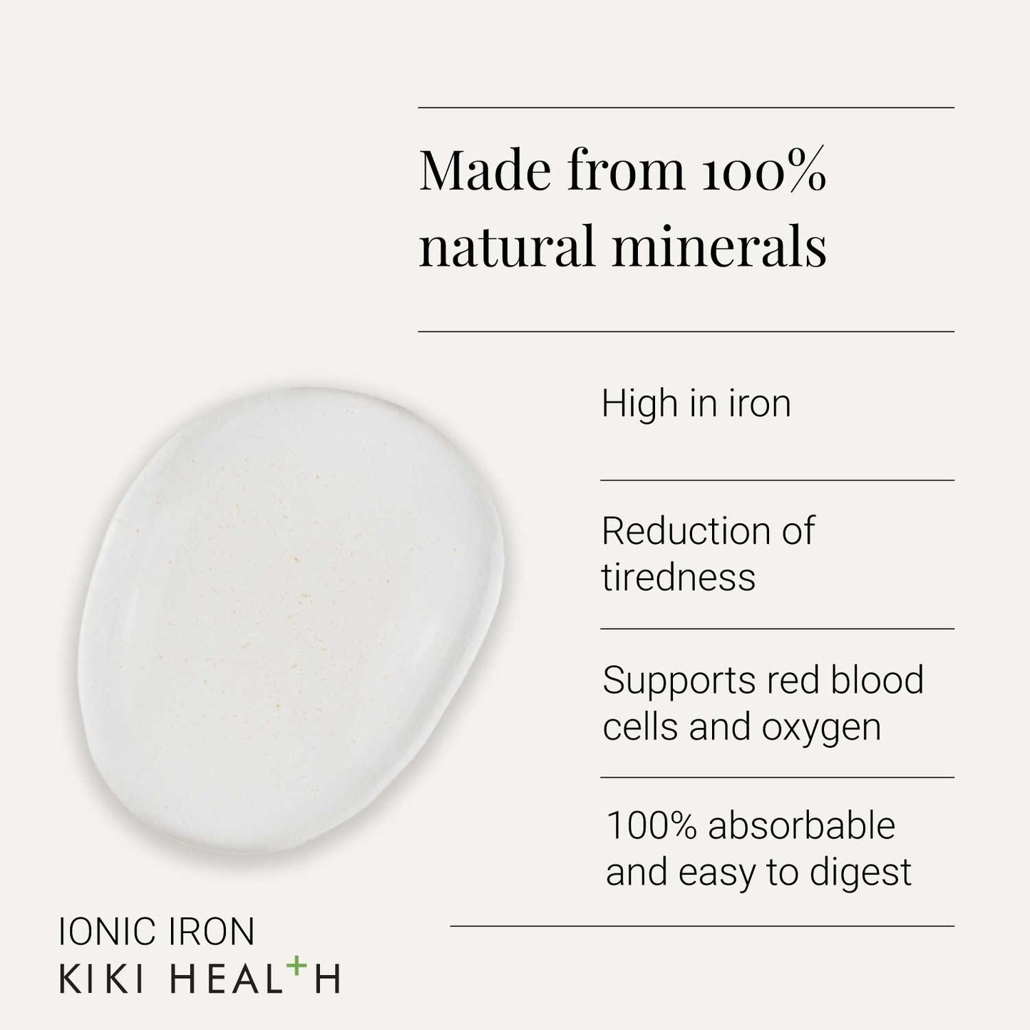 KIKI Health Ionic Iron Liquid Concentrate