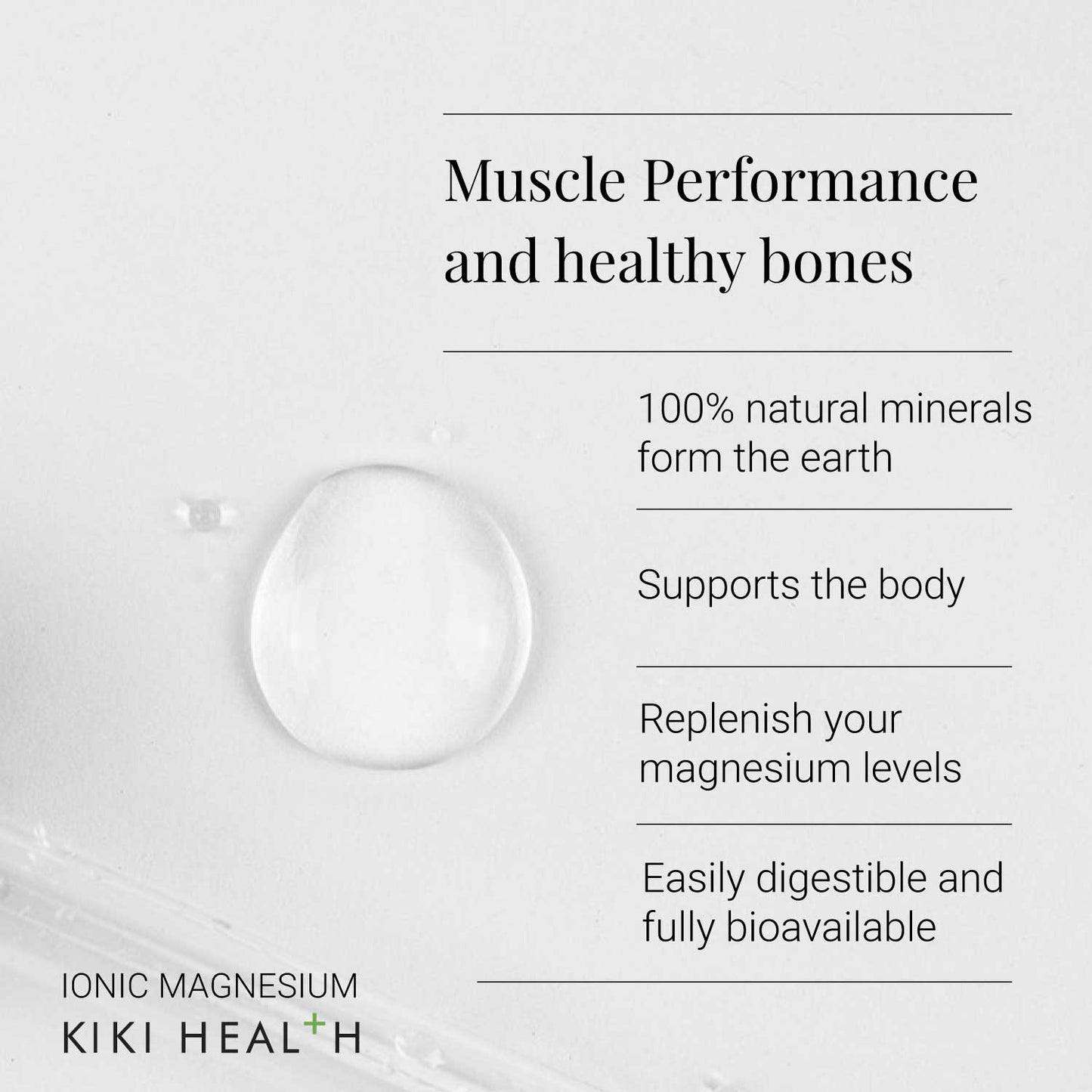 KIKI Health Ionic Magnesium Liquid Concentrate