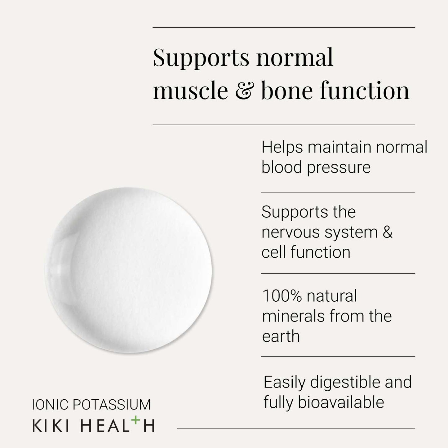 KIKI Health Ionic Potassium Liquid Concentrate