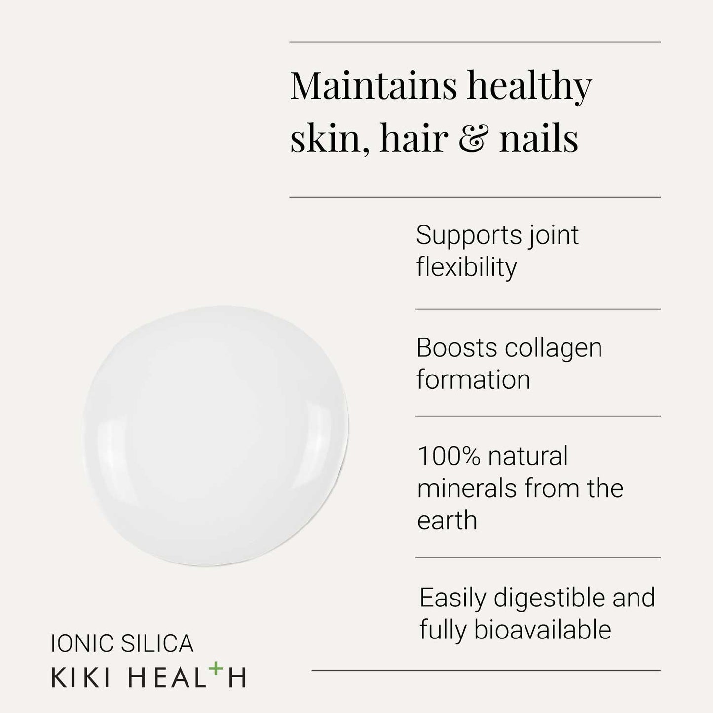KIKI Health Ionic Silica Liquid Concentrate
