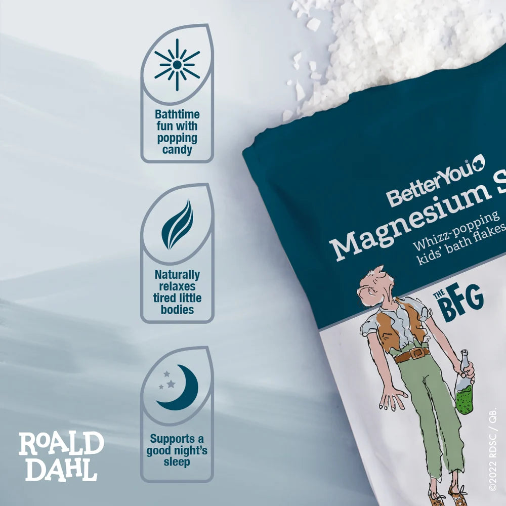 BetterYou Magnesium Sleep Kids' Bath Flakes