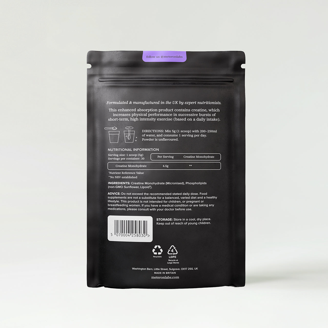 Meteron Labs Liposomal Creatine Monohydrate