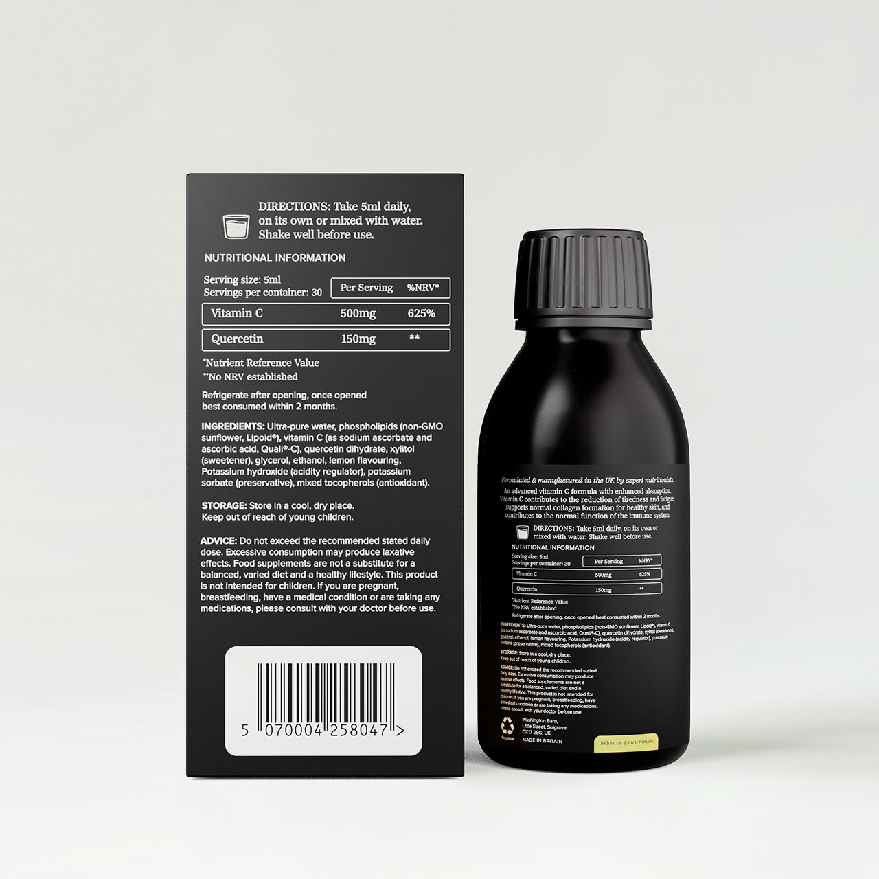 Meteron Labs Liposomal Vitamin C & Quercetin