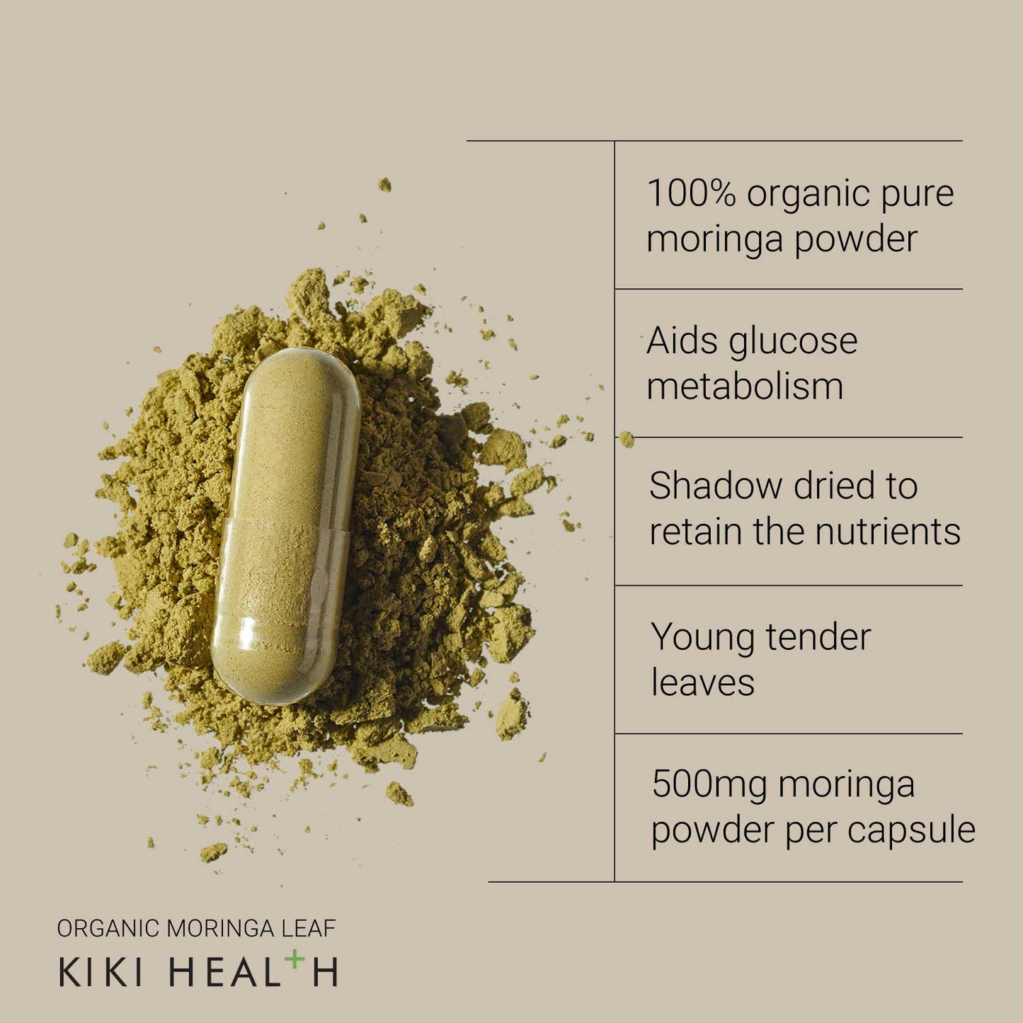KIKI Health Organic Moringa Leaf