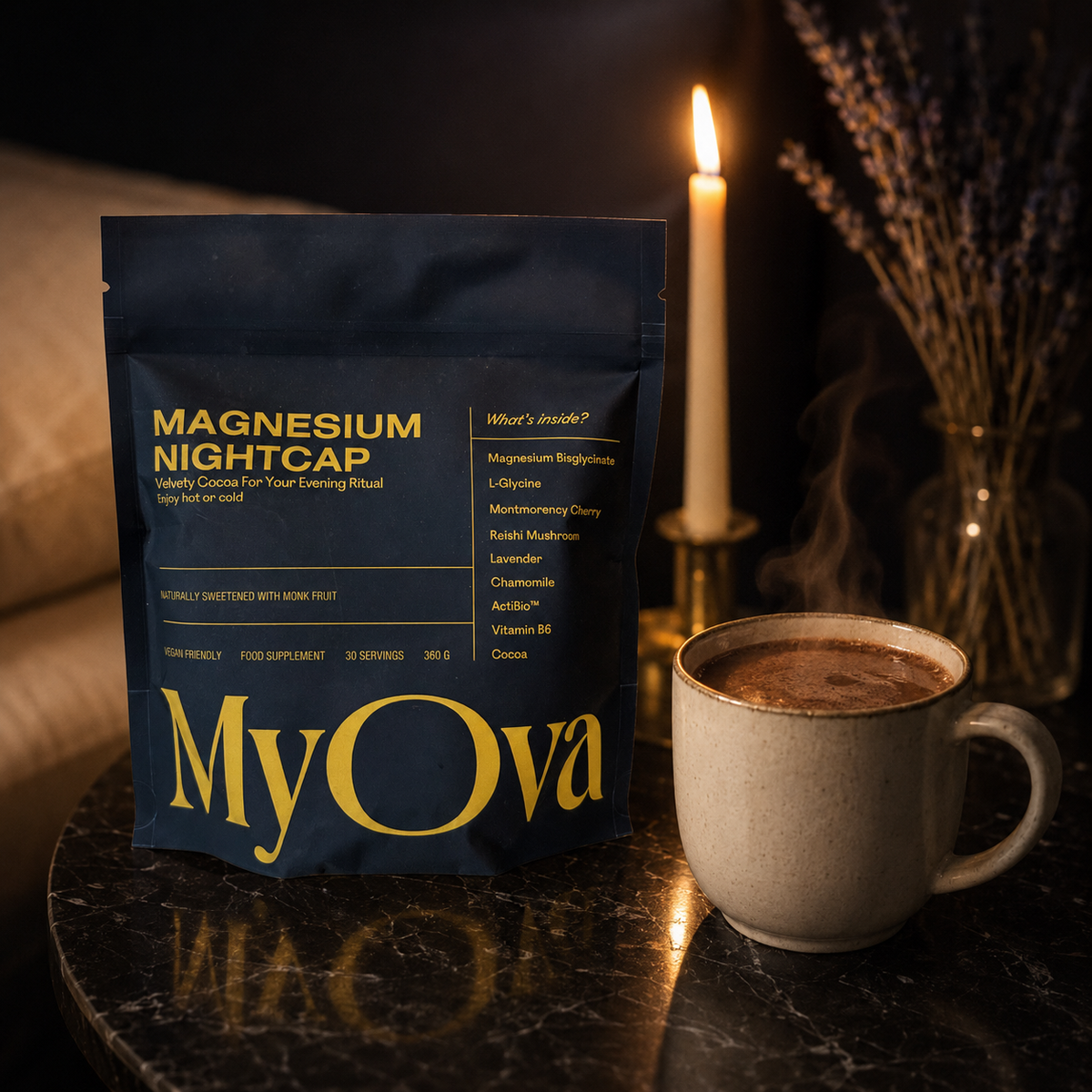 MyOva Magnesium Nightcap Hot Chocolate