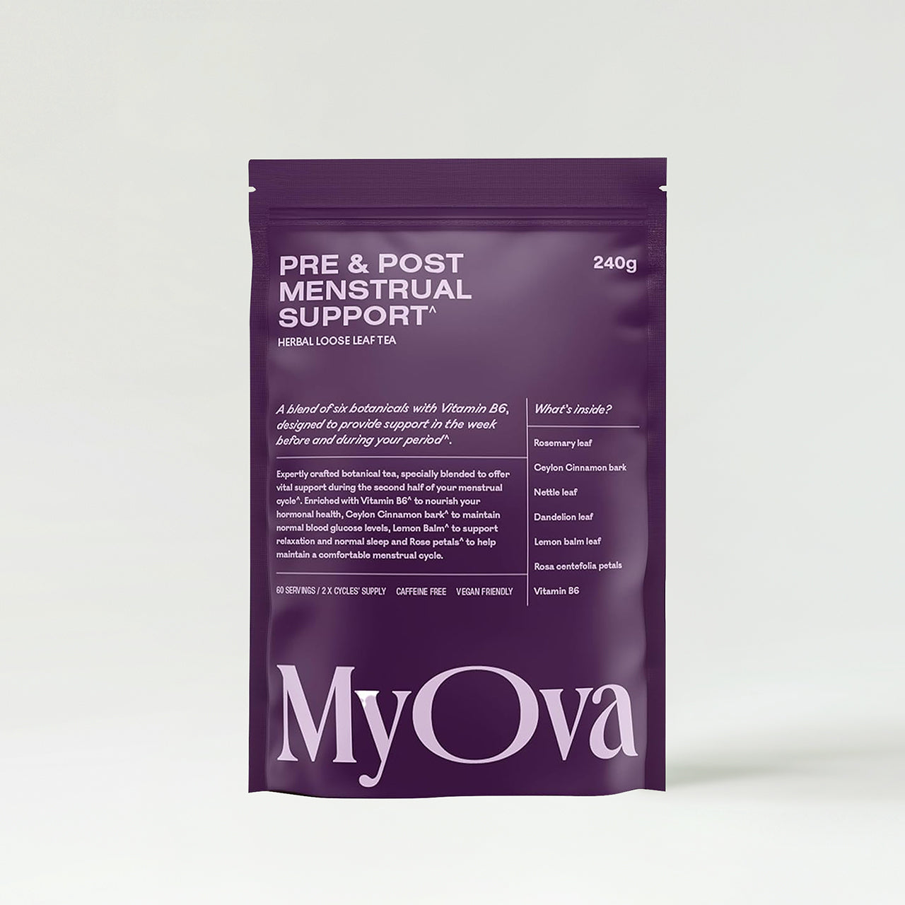 MyOva Pre & Post Menstrual Support Tea