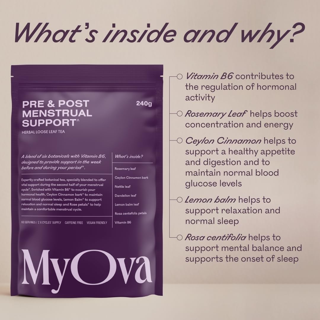 MyOva Pre & Post Menstrual Support Tea