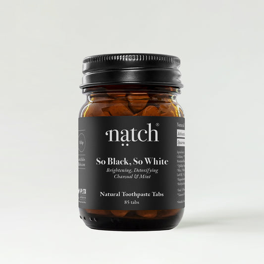 Natch So Black, So White Toothpaste Tabs