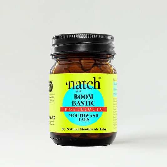 Natch Boombastic Postbiotic Mouthwash Tabs