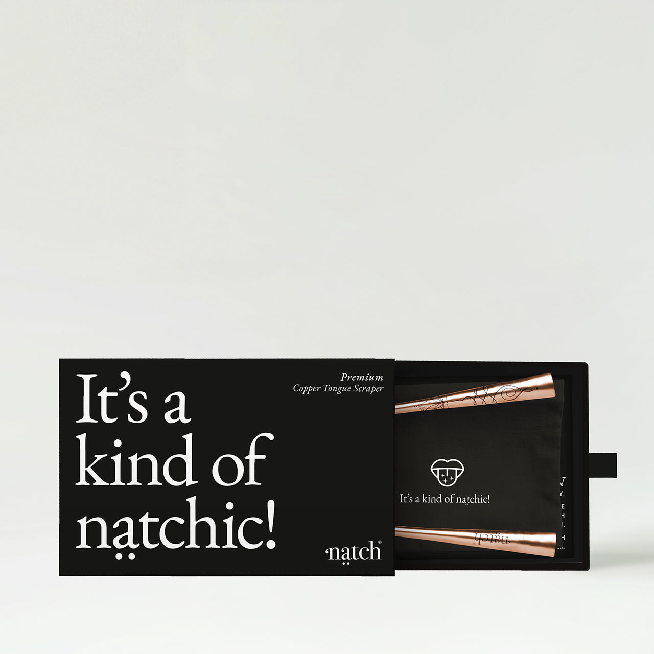 Natch Premium Copper Tongue Scraper