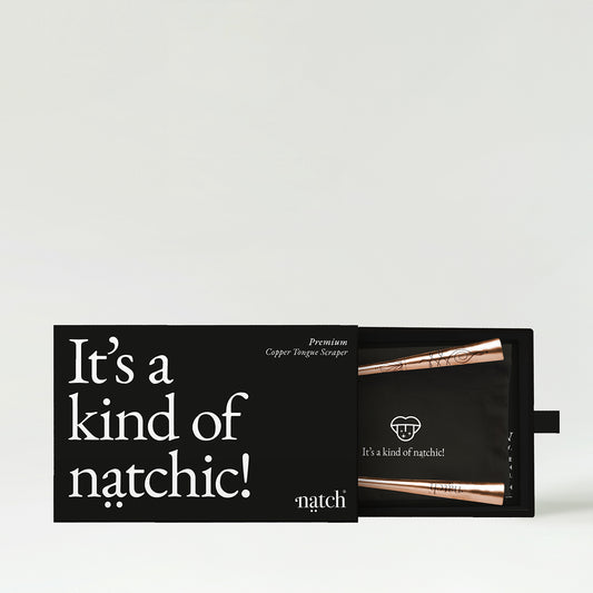 Natch Premium Copper Tongue Scraper