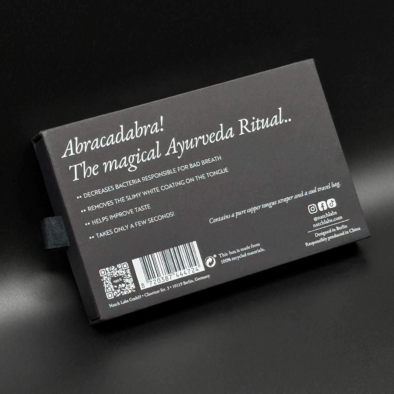 Natch Premium Copper Tongue Scraper