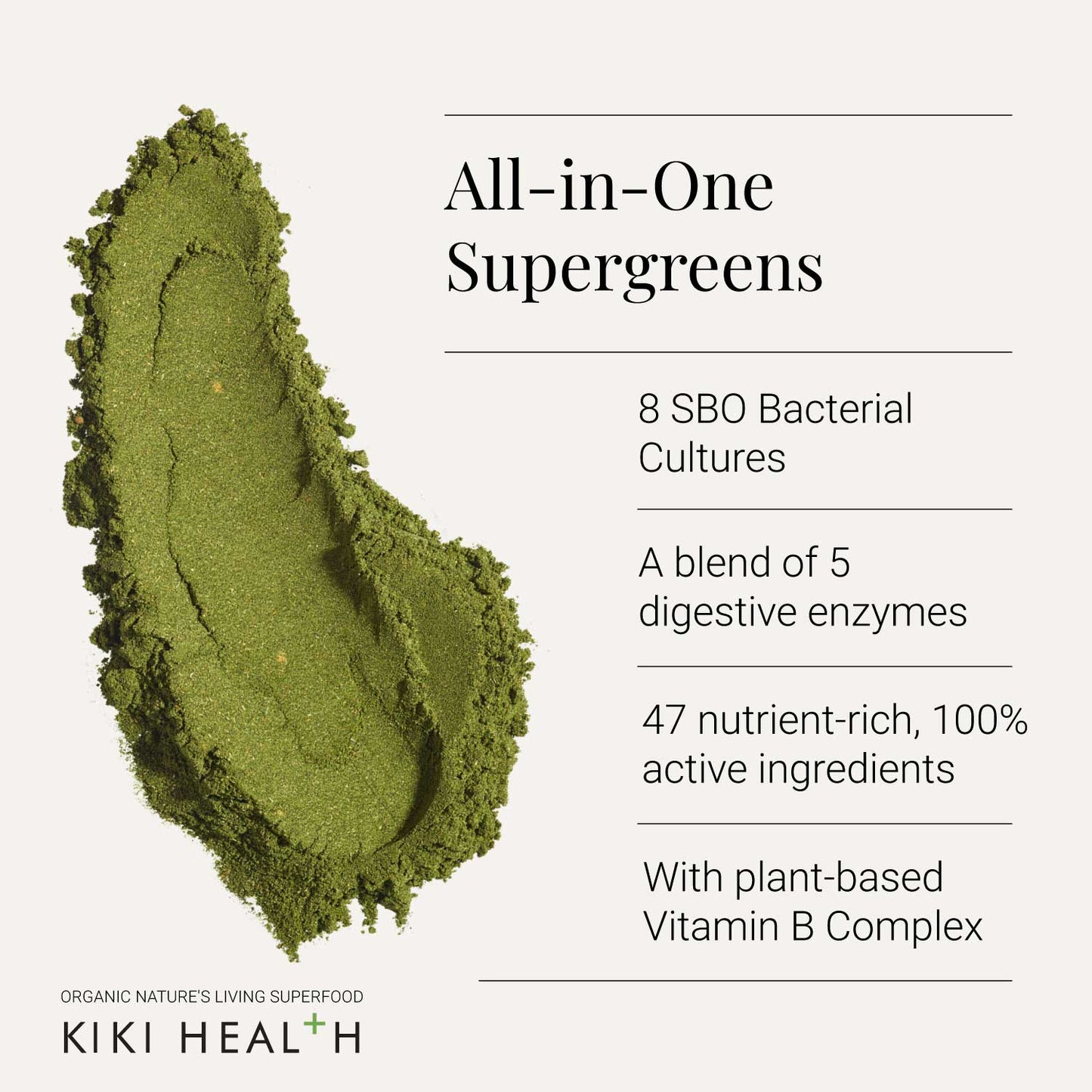 KIKI Health Organic Nature's Living Superfood Powder
