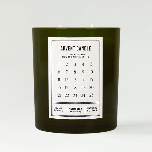 Norfolk Natural Living Advent Christmas Candle