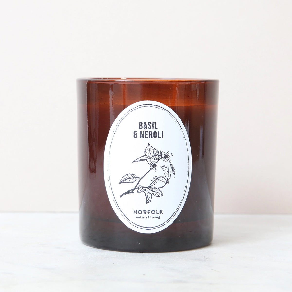 Norfolk Natural Living Basil & Neroli Candle