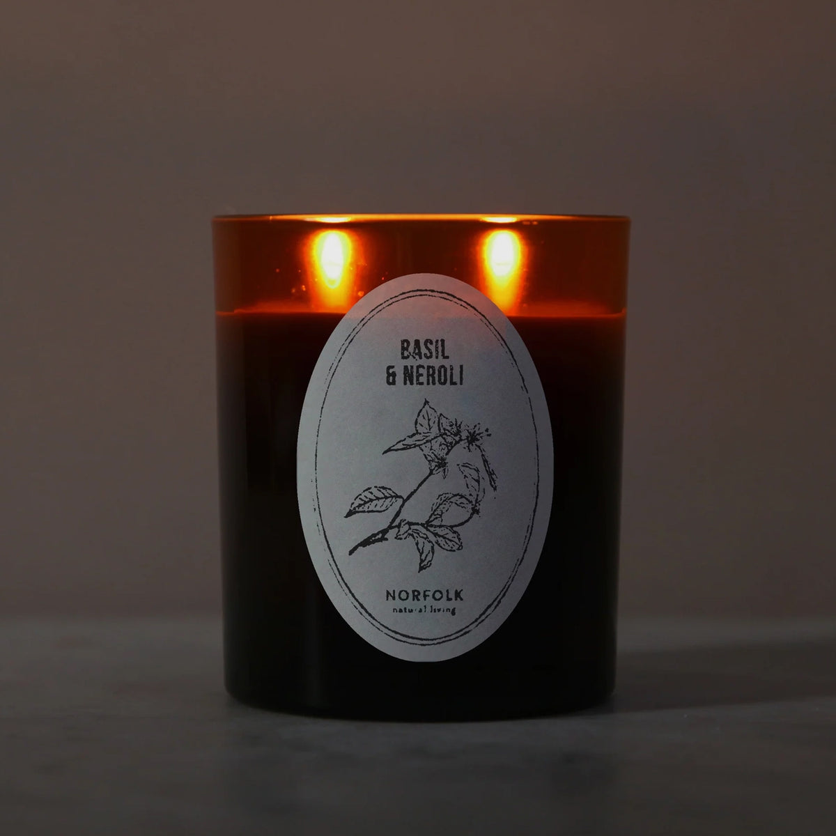Norfolk Natural Living Basil & Neroli Candle