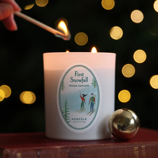 Norfolk Natural Living First Snowfall Christmas Candle