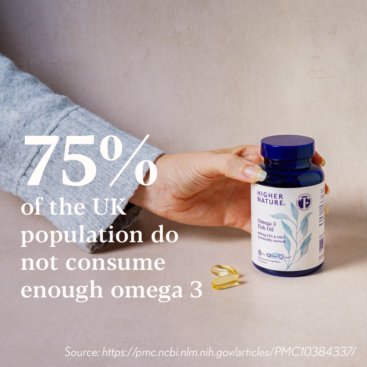 Higher Nature Omega 3 Fish Oil