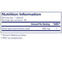 Pure Encapsulations Alpha Lipoic Acid