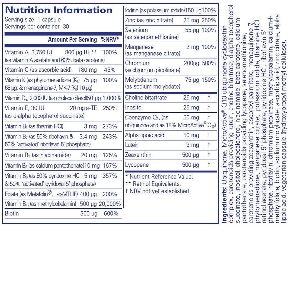 Pure Encapsulations O.N.E Multivitamin