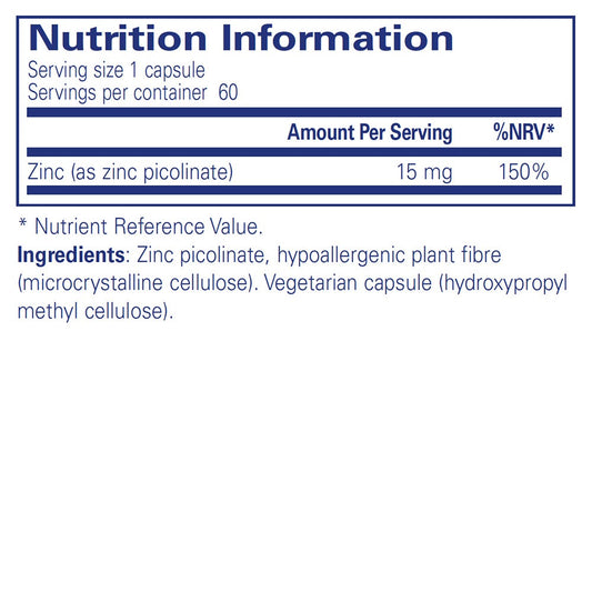 Pure Encapsulations Zinc 15