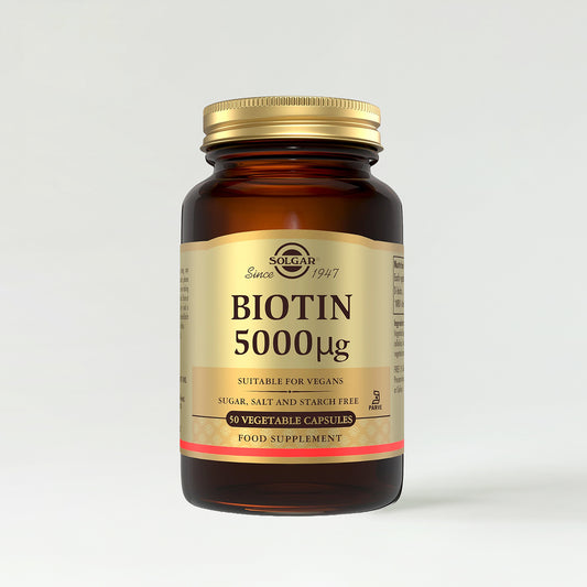 Solgar Biotin 5000mcg Vegetable Capsules