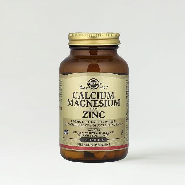 Solgar Calcium Magnesium Plus Zinc Tablets