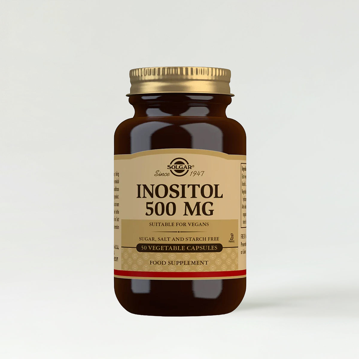 Solgar Inositol 500mg Vegetable Capsules
