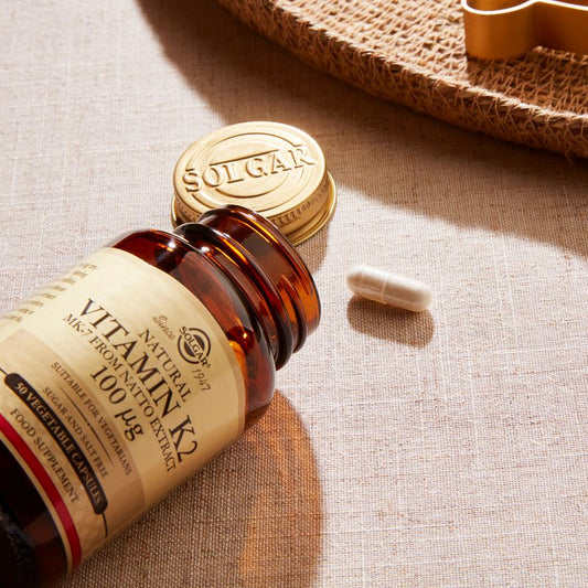 Solgar Natural Vitamin K2 (MK-7) 100mcg Vegetable Capsules