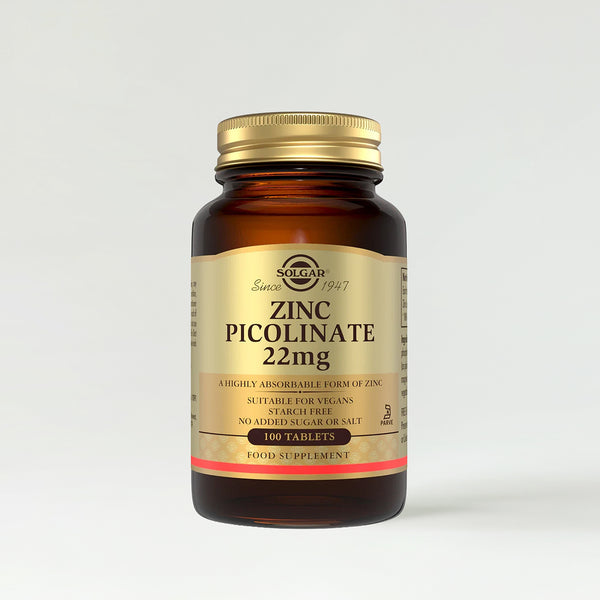 Solgar Zinc Picolinate 22mg Tablets