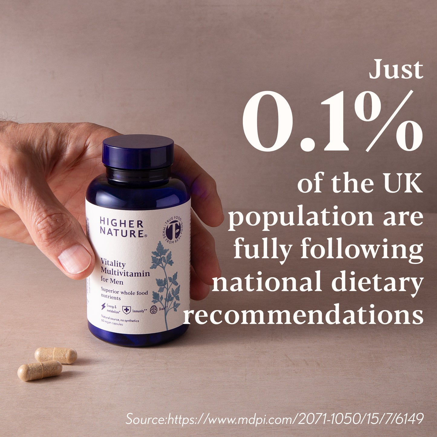 Higher Nature Vitality Multivitamin for Men