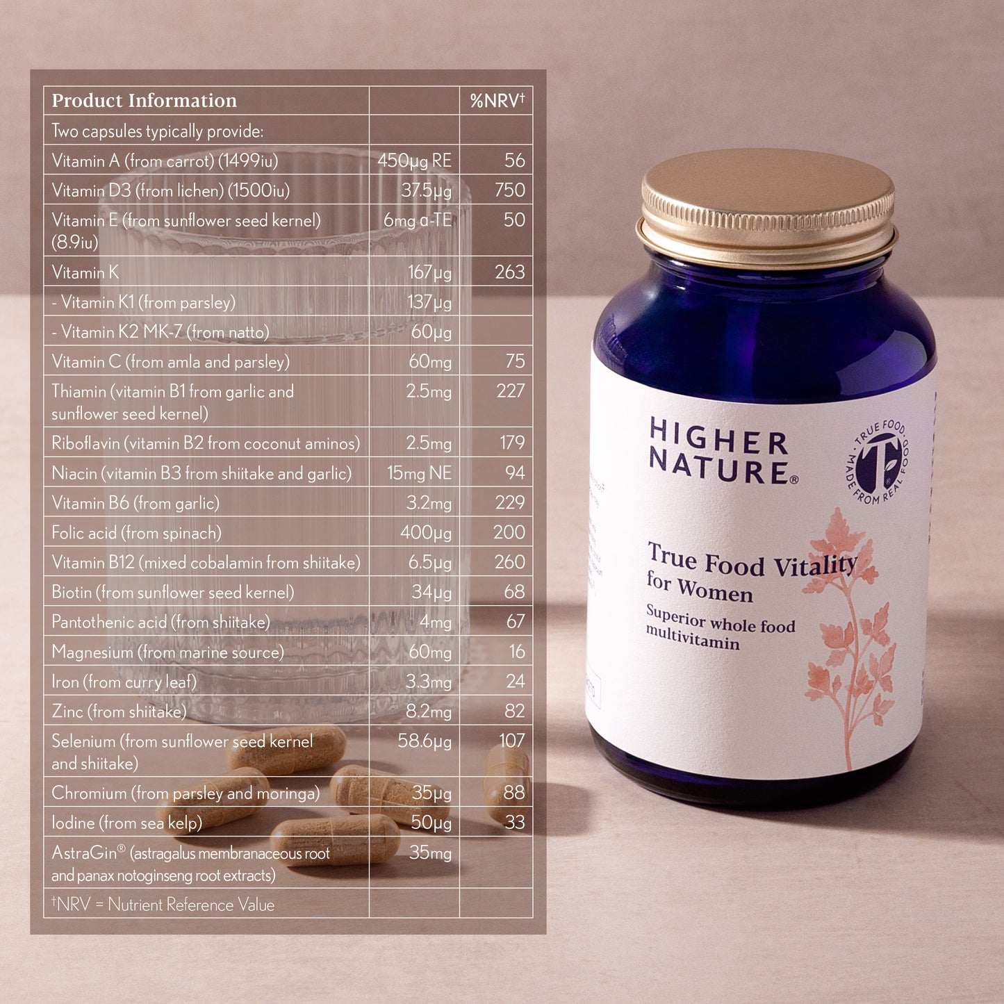 Higher Nature True Food® Vitality for Women