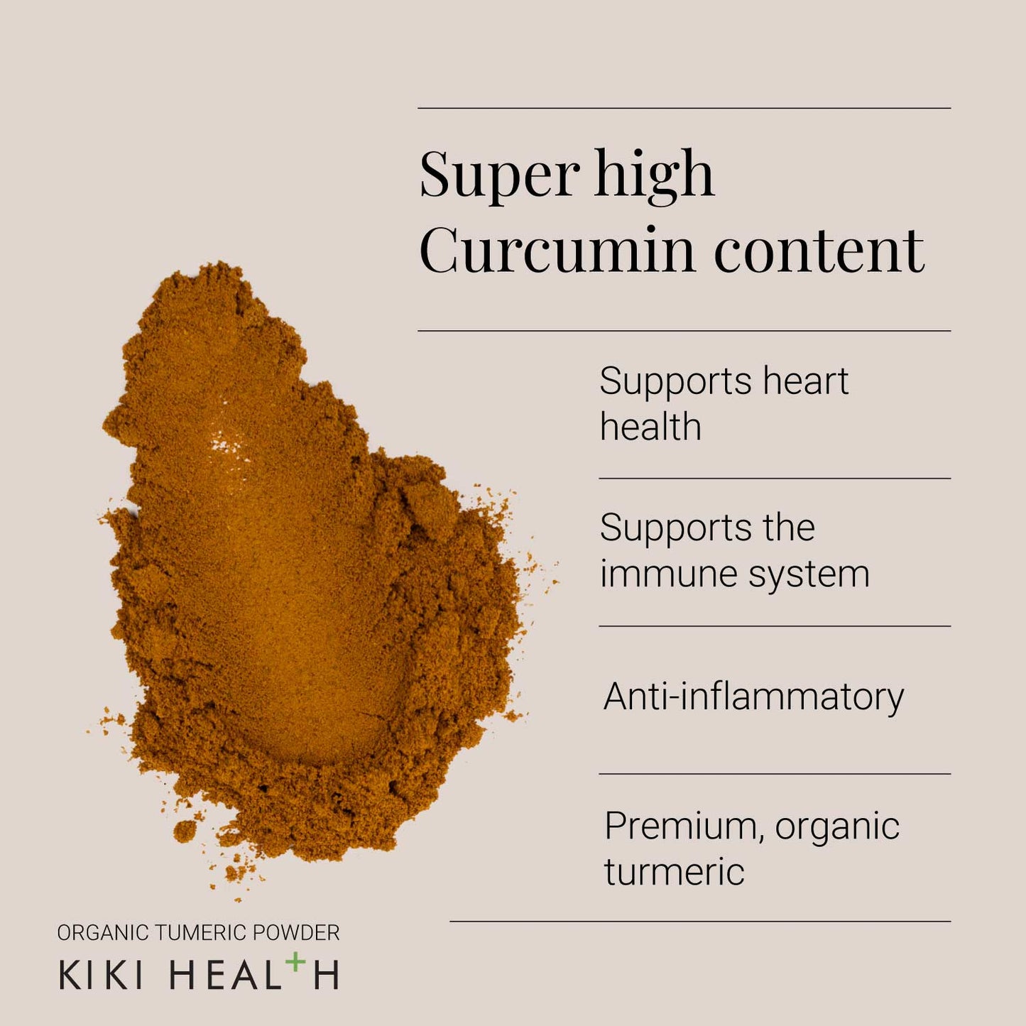 KIKI Health Organic Turmeric Powder
