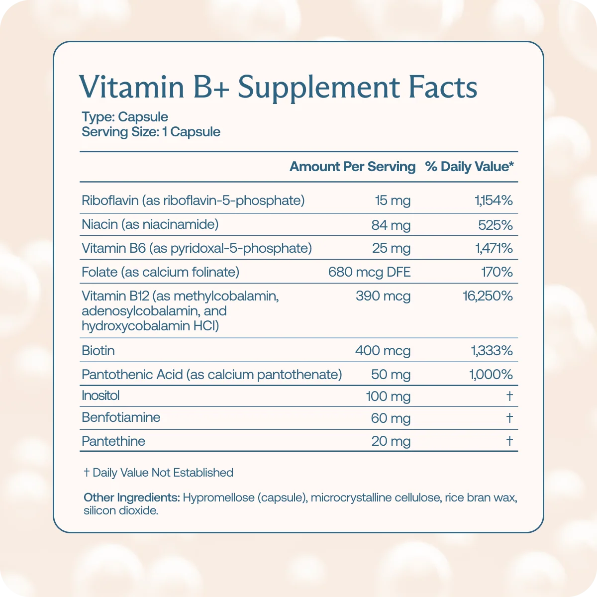 BodyBio Vitamin B+