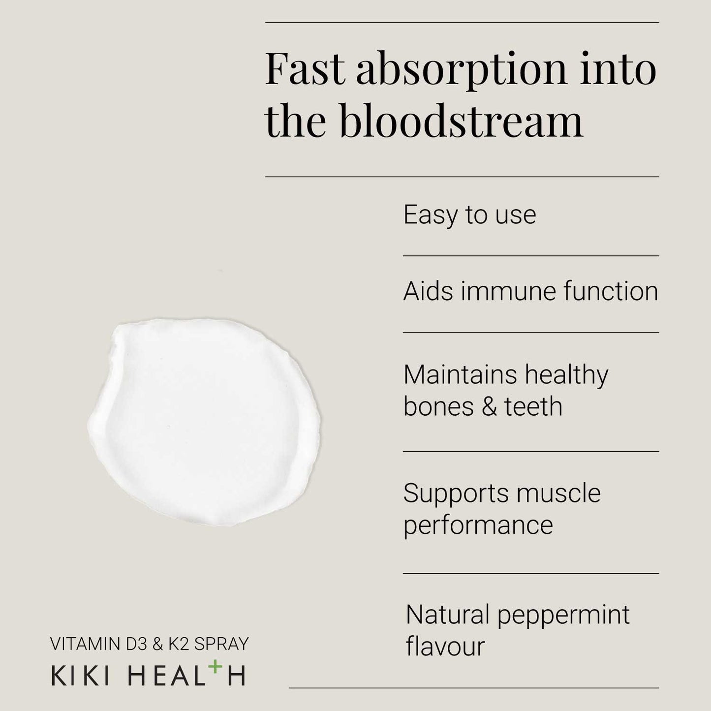 KIKI Health Vitamin D3 & K2