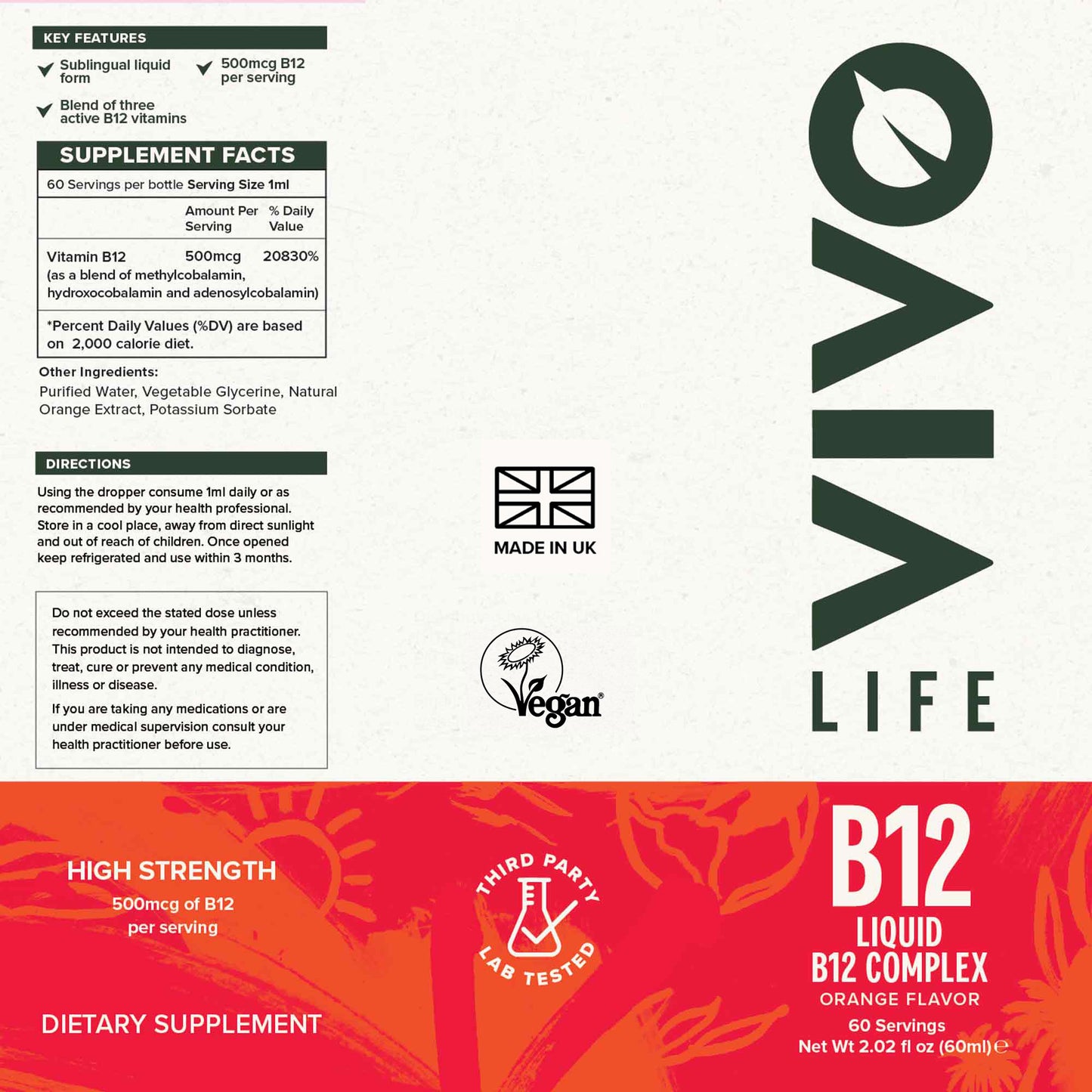 Vivo Life B12 Liquid