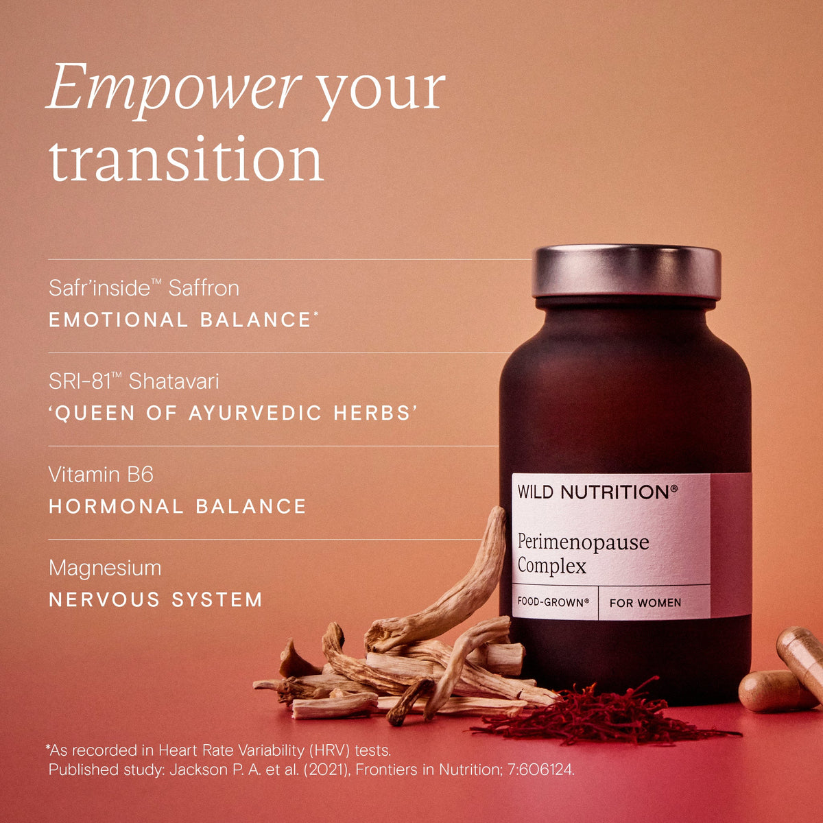 Wild Nutrition Food-Grown® Perimenopause Complex