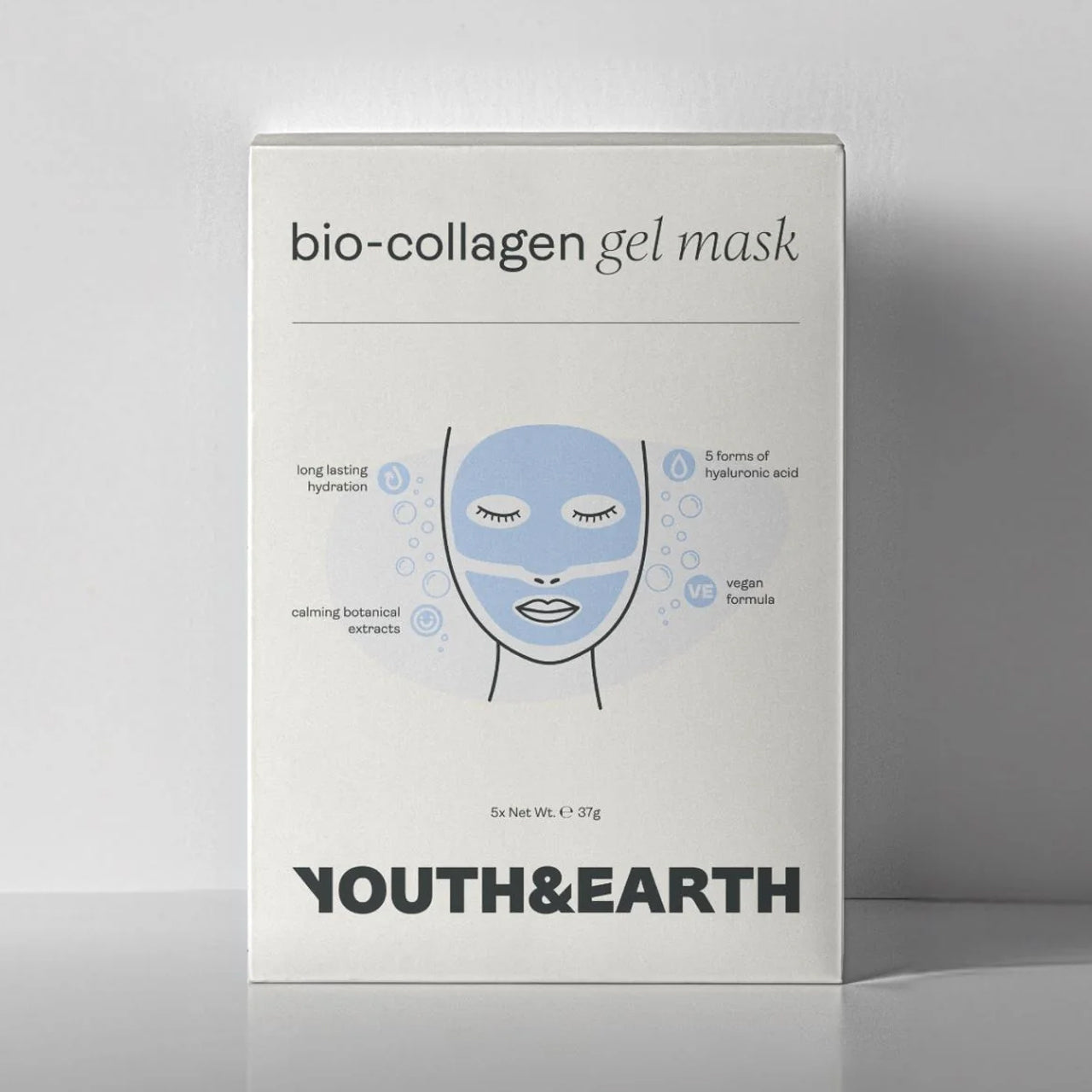Youth & Earth Hyaluronic Acid - Bio-Collagen Gel Face Mask
