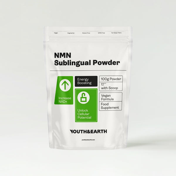 Youth & Earth NMN Sublingual Powder - NAD+ Booster