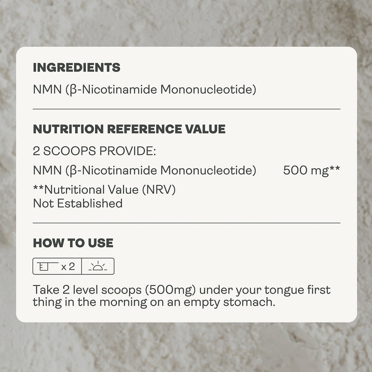 Youth & Earth NMN Sublingual Powder - NAD+ Booster